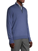 Sebonack Lightweight Merino Wool Quarter-Zip