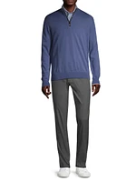 Sebonack Lightweight Merino Wool Quarter-Zip