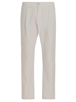 Laminar Seersucker Straight-Leg Pants