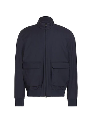 Herno X Loro Piana Storm System Bomber Jacket