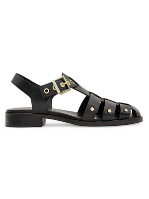 Nelly 30MM Studded Leather Sandals