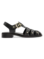 Nelly 30MM Studded Leather Sandals