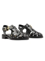 Nelly 30MM Studded Leather Sandals