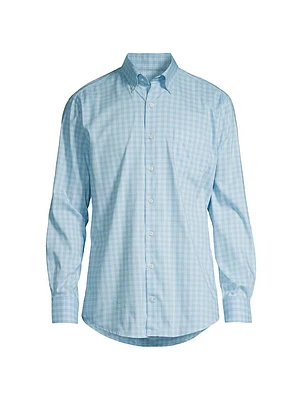 Crown Bethel Lite Checked Button-Down Shirt