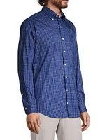 Crown Patten Lite Grid Check Button-Down Shirt