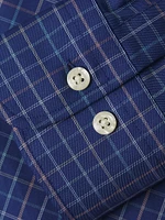 Crown Patten Lite Grid Check Button-Down Shirt