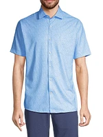 Crown Feeling Koi Performance Poplin Sport Shirt