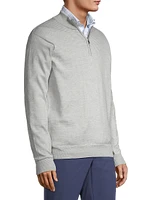 Crown Canton Striped Quarter-Zip Sweater