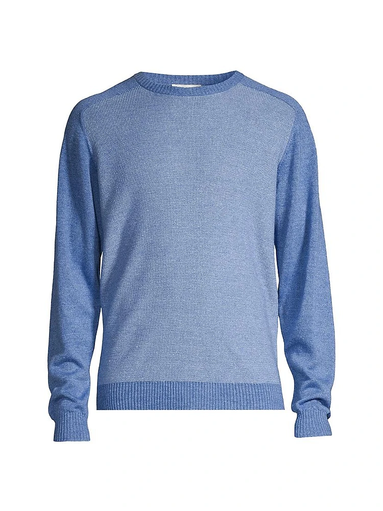 Crown Stafford Saddle Shoulder Crewneck Sweater