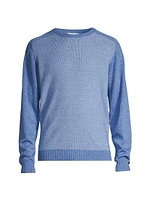 Crown Stafford Saddle Shoulder Crewneck Sweater