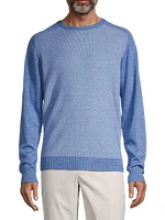 Crown Stafford Saddle Shoulder Crewneck Sweater