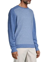 Crown Stafford Saddle Shoulder Crewneck Sweater