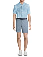 Crown Crafted Lian Linen Short-Sleeve Sport Shirt