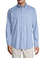 Crown Trenton Gingham Stretch Cotton-Blend Sport Shirt