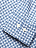 Crown Trenton Gingham Stretch Cotton-Blend Sport Shirt