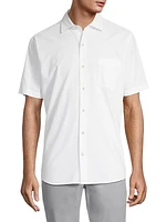 Crown Seaward Seersucker Cotton Sport Shirt