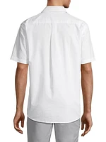 Crown Seaward Seersucker Cotton Sport Shirt