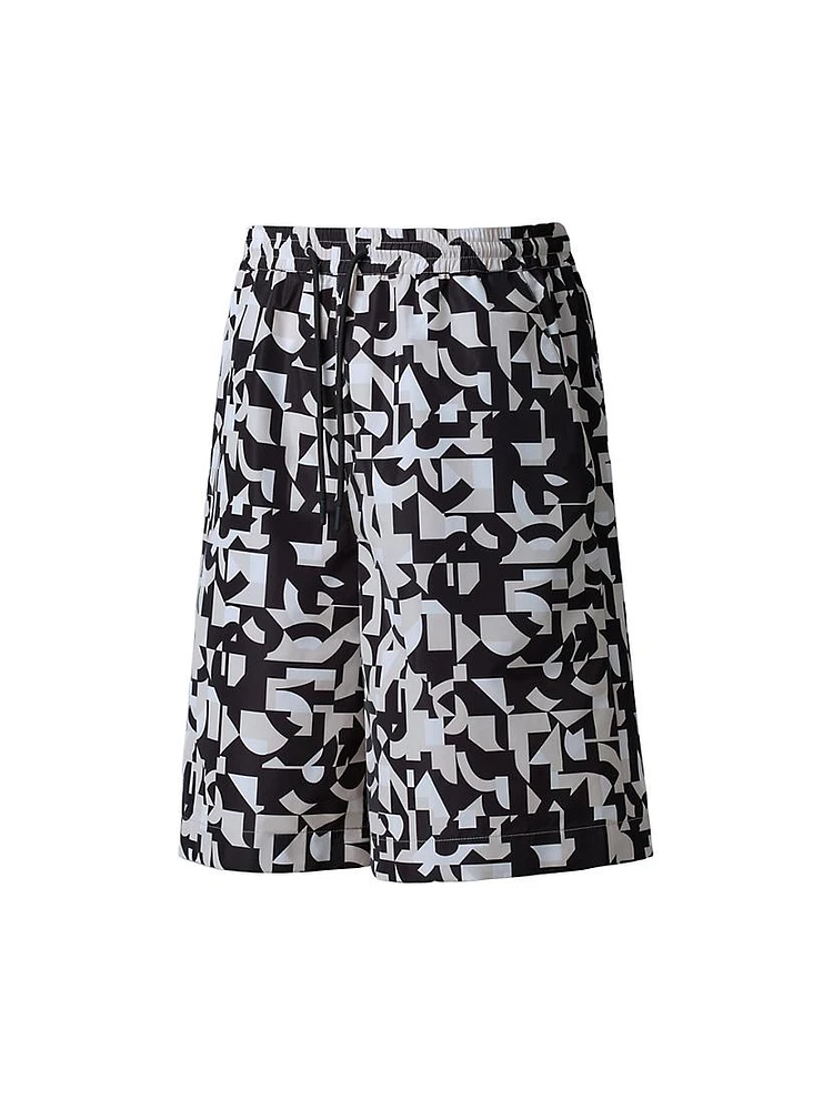 Dante Abstract Geometric Shorts