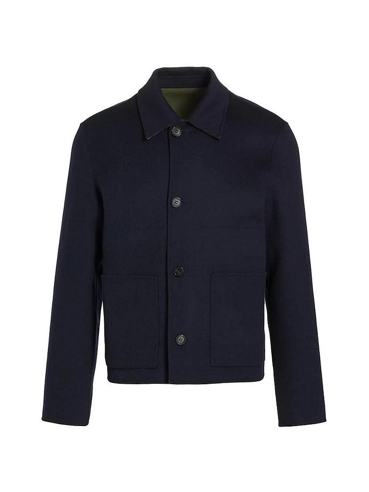 Anders 2-In-1 Reversible Double-Face Wool Jacket