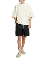 Cotton Drawstring Sweatshorts