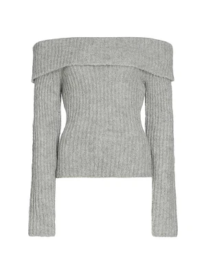 Oberon Off-the-Shoulder Sweater