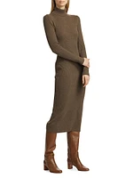 Robin Cashmere Turtleneck Midi-Dress