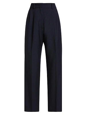 First Class Fox Wool-Blend Pants