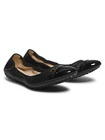 Dee Cinturino Leather Ballerina Flats