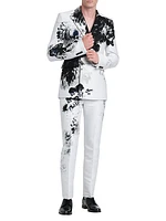 Floral Cotton Suit Pants