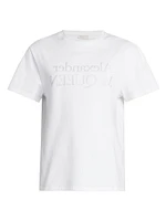 Backwards Logo Cotton T-Shirt