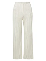 Dova Pinstriped Flare Pants