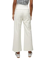 Dova Pinstriped Flare Pants