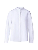 Embellished Collar Cotton Shirt