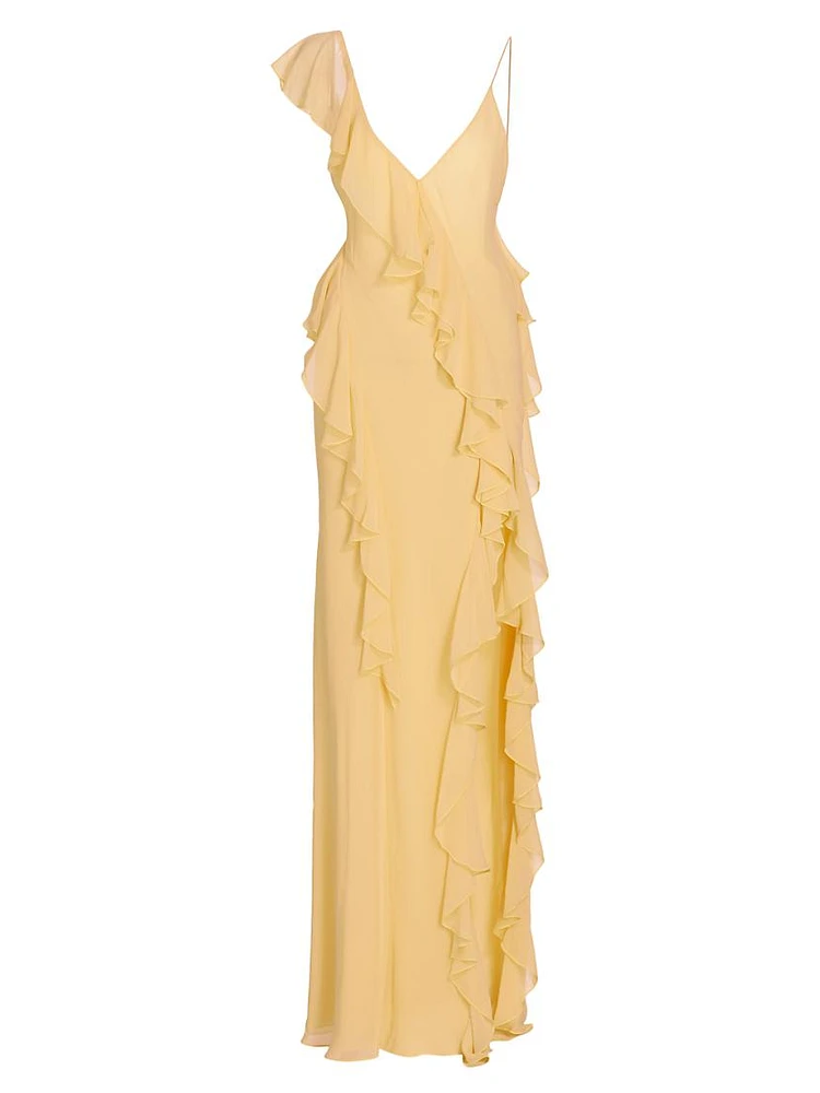 Olivialle Ruffle Sleeveless Maxi Dress