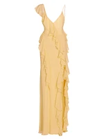 Olivialle Ruffle Sleeveless Maxi Dress