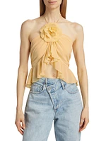 Walker Ruffle Halterneck Top