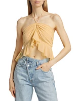 Walker Ruffle Halterneck Top