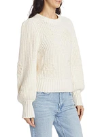 Romy Knit Cotton-Blend Sweater