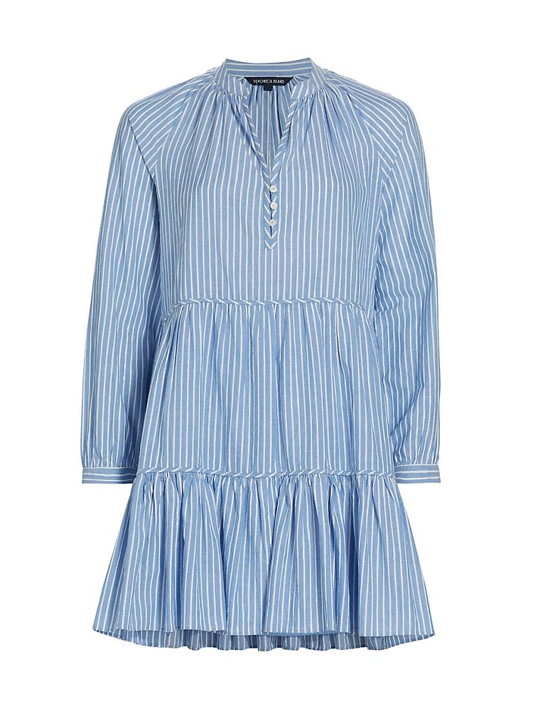 Bassano Cotton Striped Minidress