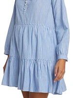 Bassano Cotton Striped Minidress