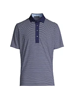 Natchez Striped Polo Shirt