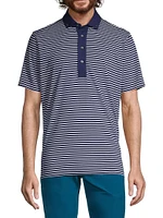 Natchez Striped Polo Shirt