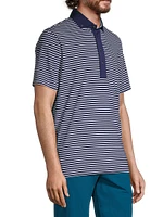 Natchez Striped Polo Shirt