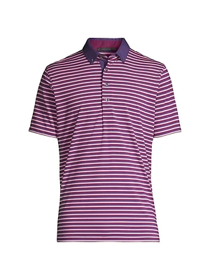 Okena Striped Polo Shirt