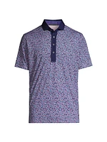 Island Fever Abstract Polo Shirt