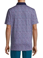 Island Fever Abstract Polo Shirt