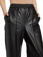 Vegan Leather Trousers