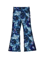 Little Girl's & Hi-Shine Disco Fever Flare Leggings