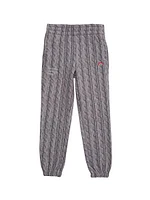 Little Girl's & Cable Knit Joggers