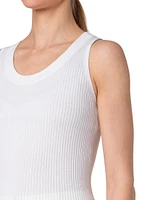 Cotton Rib-Knit Tank